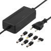 DELTACO power supply 100-240 V, 5-15 V DC 3 A, max 36 W, 6 tips, black