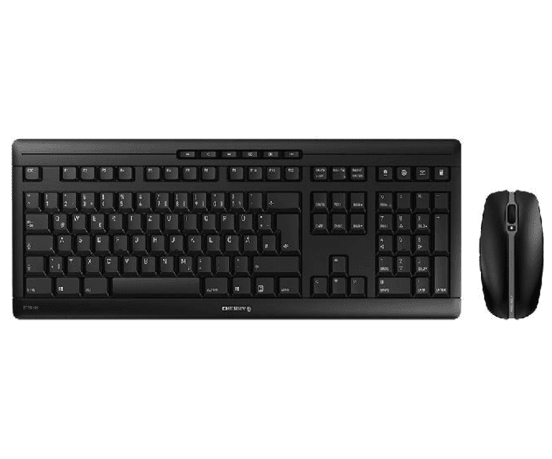 Cherry Stream Desktop, keyboard and mouse combo kit, black