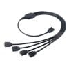 RGB LED 4-Pin - 4 vejs Splitter