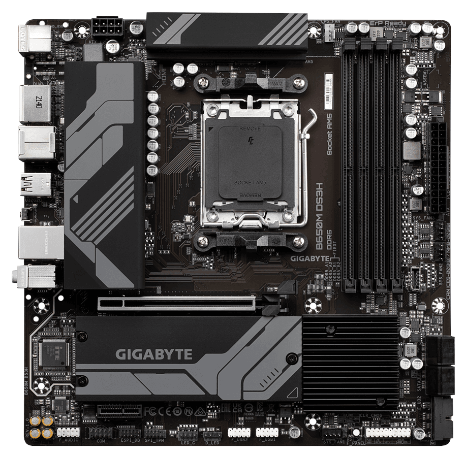 GIGABYTE B650M D3HP AX Bundkort - AMD B650 - AMD AM5 socket - DDR5 RAM - Micro-ATX
