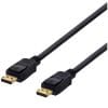 DELTACO DisplayPort cable, 3m, 4K UHD, DP 1.2, black
