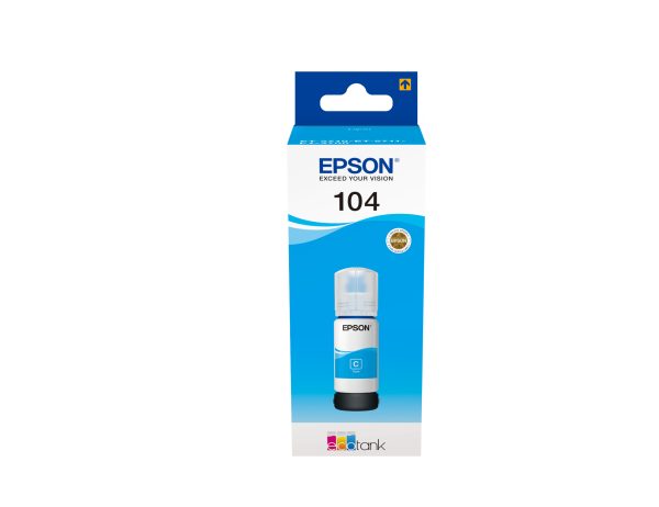 Epson EcoTank 104 Cyan 7500 sider