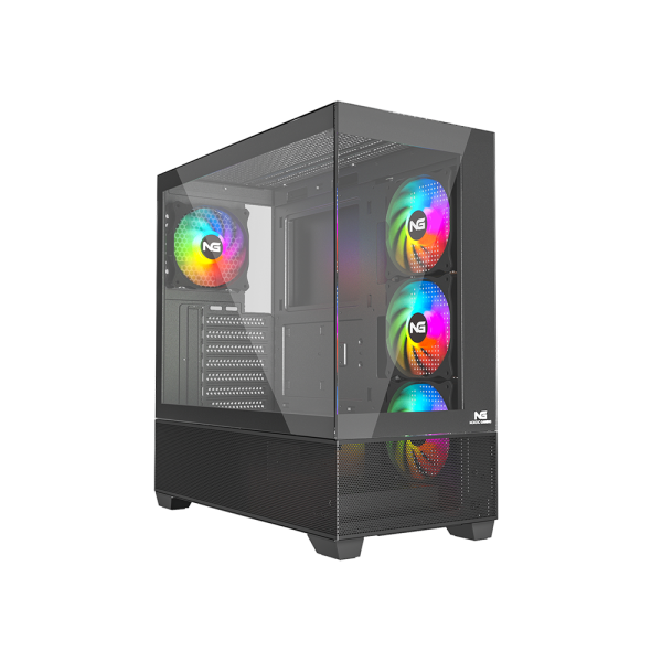 Gamers1st ValueKING Gamer PC m. Wi-Fi & Bluetooth - Ryzen 5 - AMD RX 6600 8GB - 32GB RAM - 2TB SSD - RGB Cooler & Case - Windows 11