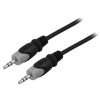 DELTACO Lydkabel, 3,5mm han - han, 1m