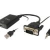 Equip VGA to HDMI Adapter, With Audio