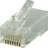 DELTACO RJ45 stik til patchkabel, Cat6 UTP, 2-delt, 20-pac