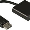 DELTACO DisplayPort til VGA-adapter, 20- pin han - 15-pin hun, 0