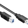 ProXtend USB 3.2 Gen1 A to Micro B M/M , Black 0.5M