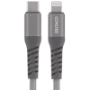 DELTACO USB-C - Lightning cable, 1m, 9V/2A, 5V/3A PD, 5V/2.4A, space g