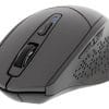 DELTACO silent wireless mouse, bluetooth, 1x AA, 800-1600 DPI, dark gr