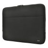 Laptop sleeve til 15-16" bærbar, neopren med lomme og lynlås - sort