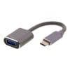 DELTACO USB-C to USB-A OTG Adapter USB 3.1 Gen. 1