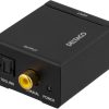 DELTACO lydkonverter fra analog til digital, 2xRCA, coaxial, S/PDIF, s