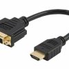 MicroConnect HDMI 19 - DVI 24+1 F-M Adapter