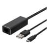 DELTACO Ethernet-adapter for ChromeCast, USB, RJ45, black