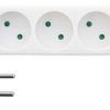5-way socket w/switch (D), 1m