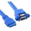 2 ports USB 3,0 intern male