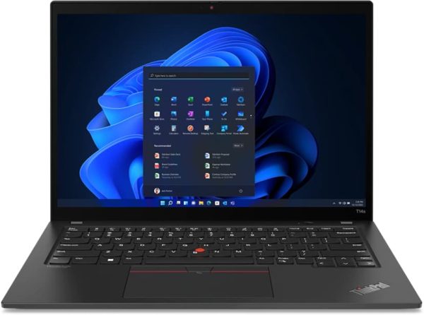 Lenovo ThinkPad T14s - 14" IPS Full-HD TOUCHSKÆRM - Ryzen 7 PRO 4750U, 32GB RAM, 512GB SSD, Win 10 Pro, Wi-Fi 6 ax + Bluetooth, nordisk tastaturlayout med keyboard stickers - Sølv stand