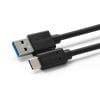 MicroConnect Gen2 USB C-A cable 1m,, USB-C Gen1 - USB 3.0 A Black, 20 X faster than USB 2.0, SuperSpeed data transmissions up to 10 Gbit/s