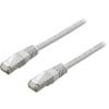 Deltaco S/FTP Cat7 patch cable15m 600MHz Delta Certif LSZH RJ45 grey
