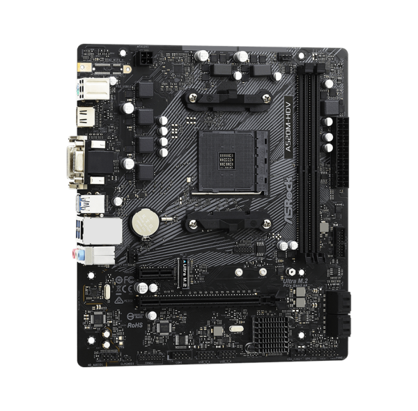 ASRock A520M-HDV Bundkort - AMD A520 - AMD AM4 soc