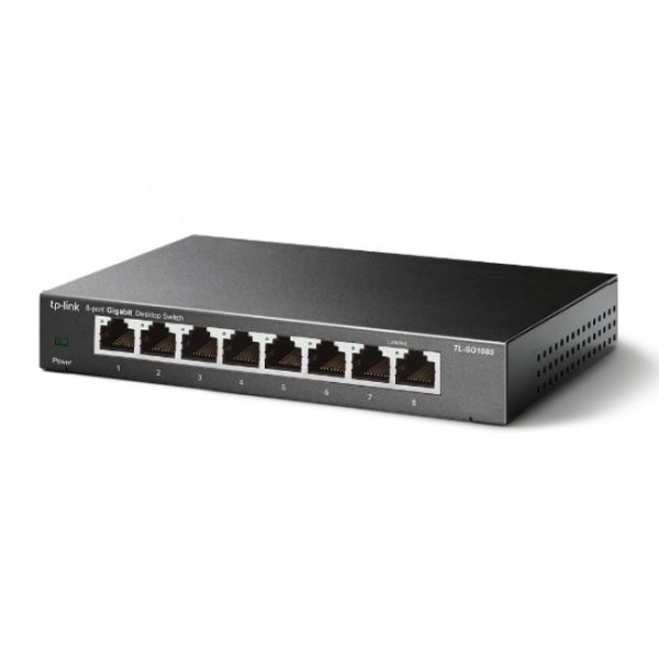 TP-Link TL-SG108S 8-Port 10/100/1000Mbps Desktop N