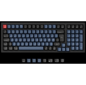 Keychron K4 Pro QMK/VIA Wireless RGB Hot Swap K Pro Red - ND - Gaming Tastatur - Nordisk - Sort