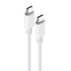 maXlife 1m 60W USB-C - USB-C kabel - Hvid