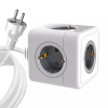 5-way Schuko Power Cube 1.4M , White