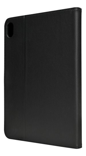 iPad 10.9" / 11" case, vegan leather, sleep/wake, stand, black