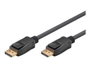20 pin DisplayPort han låsende -> 20 p