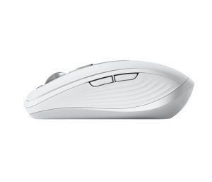 Logitech MX Anywhere 3S - Mus - optisk - 6 knapper - trådløs - Bluetooth - bleg grå