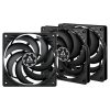 ARCTIC P12 Slim PWM PST Fan 3-pack Sort 120 m