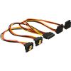 Cable SATA 15 pin power plug with latching function