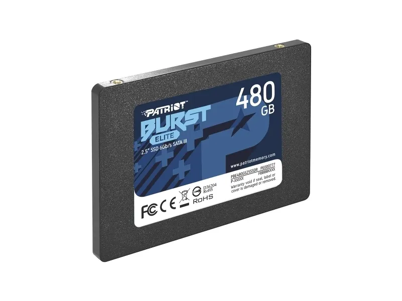 Patriot Burst Elite SSD, 480 GB, intern, 2.5", SATA 6Gb/s