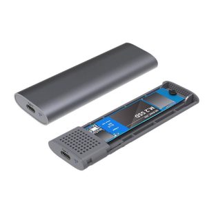 Maivo USB3.2 Type-C Tool free , Enclosure for M.2 PCIe NVMe/SATA SSDs