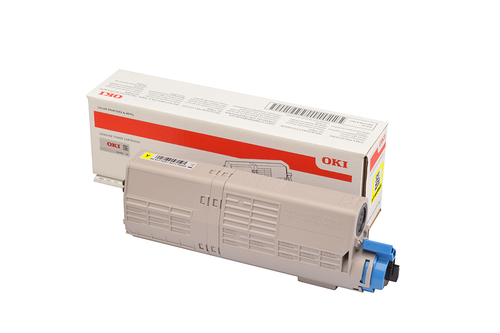 OKI 46490605 tonerpatron 1 stk Original Gul