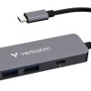 VERBATIM USB-C Essentials Multiport Hub 4 Port