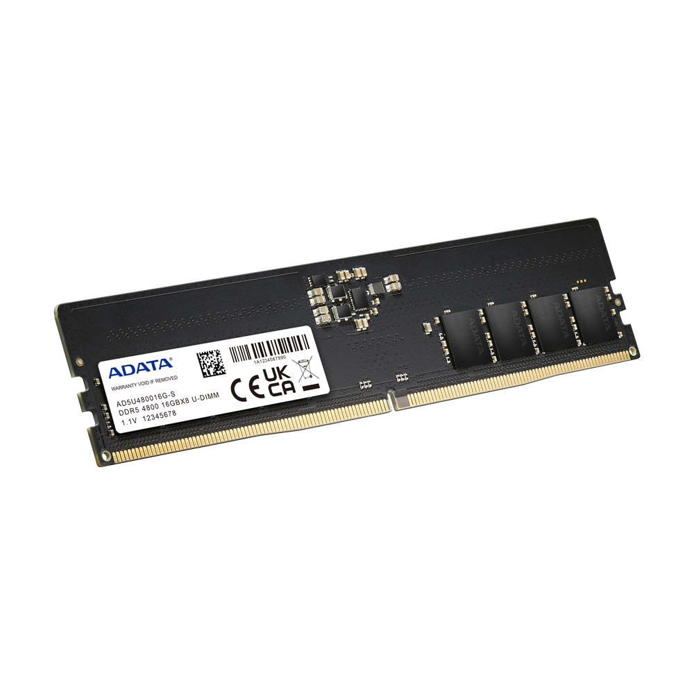 A-Data RAM DDR5-4800 - 16GB - CL40 - Single Channel - Desktop - Billede 2