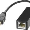 Deltaco Netværksadapter med internt flash-hukommelse, Gigabit, 1xRJ45, 1xUSB3.0 Type A han, sort