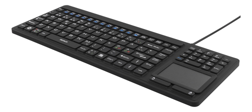 Deltaco TB-502 tastatur Universel USB QWERTY Nordisk Sort