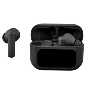 T600 TWS earphones with LCD, ANC and ENC, black