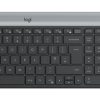 Logitech 920-009200 tastatur Mus inkluderet Universel RF trådløst QWERTY Nordisk Grafit