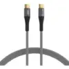USB-CC-00001, 0,5 m, USB C, USB C, USB 2.0, 0,48 Gbit/sek., Sort, Grå