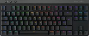 Logitech G G515 - Tastatur - LIGHTSPEED - TKL - bagbelyst - trådløs - USB, Bluetooth, 2.4 GHz - sort - med Taktil taster