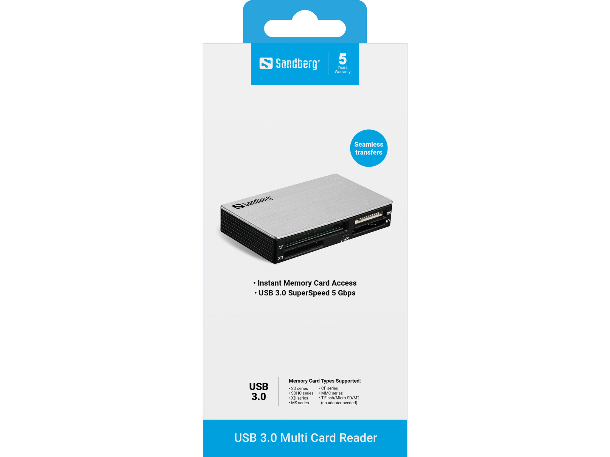 USB 3.0 Multi Card Reader, USB 3.0 Multi Card Reade - Billede 2