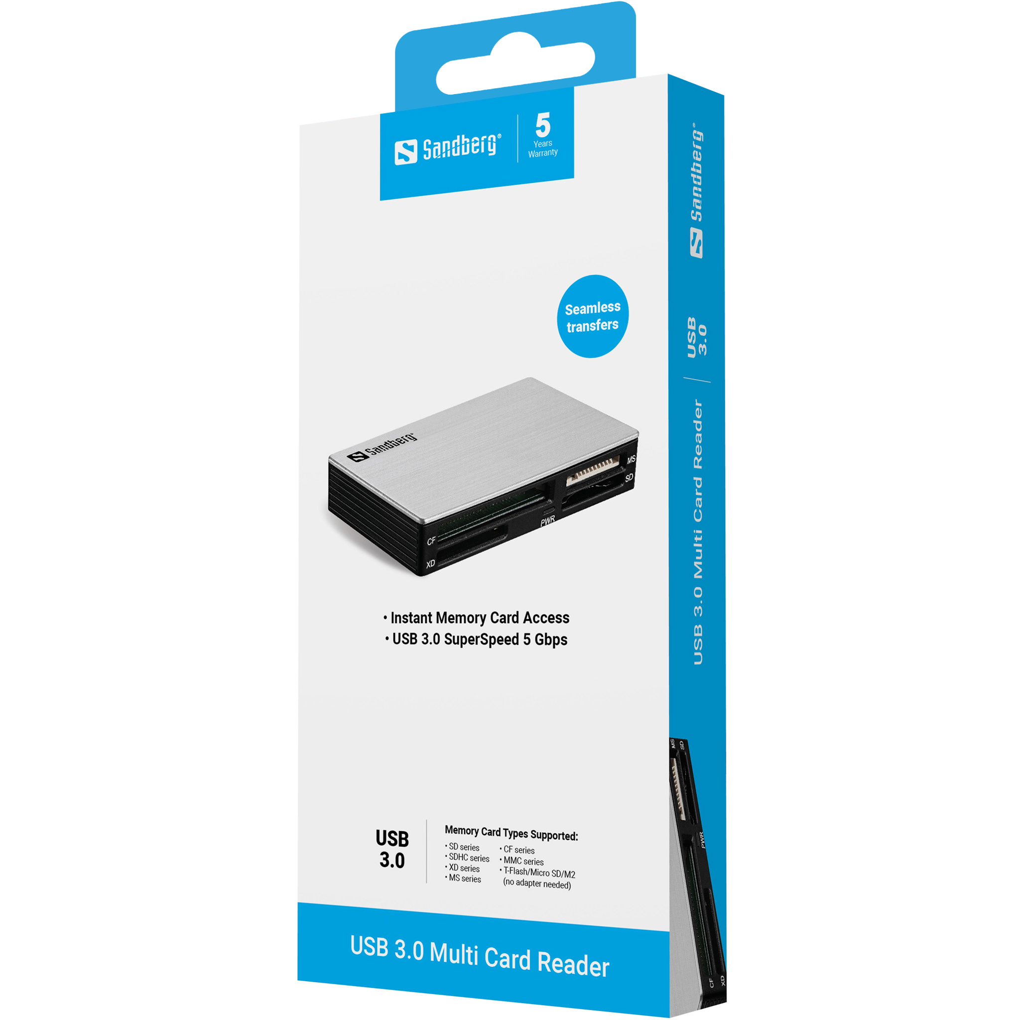 USB 3.0 Multi Card Reader, USB 3.0 Multi Card Reade - Billede 3