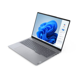 Lenovo ThinkBook 16 G7 ARP 21MW - 180° hængselsdesign - AMD Ryzen 5 - 7535HS / op til 4.55 GHz - Win 11 Pro - Radeon 660M - 16 GB RAM - 512 GB SSD NVMe - 16"" IPS 1920 x 1200 - Wi-Fi 6E, Bluetooth - polar-grå - kbd: Nordisk - med 2 års Lenovo Depot Support, CO2 Offset 0,5 ton (2nd Gen) - Billede 3