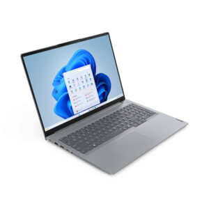 Lenovo ThinkBook 16 G7 ARP 21MW - 180° hængselsdesign - AMD Ryzen 5 - 7535HS / op til 4.55 GHz - Win 11 Pro - Radeon 660M - 16 GB RAM - 512 GB SSD NVMe - 16"" IPS 1920 x 1200 - Wi-Fi 6E, Bluetooth - polar-grå - kbd: Nordisk - med 2 års Lenovo Depot Support, CO2 Offset 0,5 ton (2nd Gen) - Billede 2