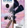 Epson 502 blækpatron 1 stk Original Standard udbytte Sort